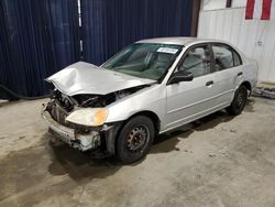 Honda salvage cars for sale: 2001 Honda Civic LX