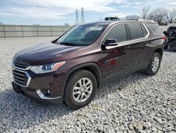 Salvage cars for sale at Barberton, OH auction: 2018 Chevrolet Traverse LT