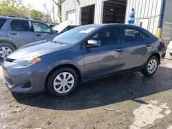 Salvage cars for sale at Savannah, GA auction: 2017 Toyota Corolla L