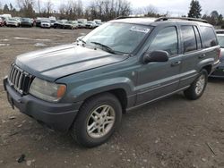 Salvage cars for sale from Copart Portland, OR: 2004 Jeep Grand Cherokee Laredo