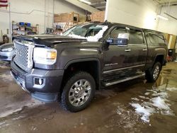 Salvage cars for sale from Copart Ham Lake, MN: 2016 GMC Sierra K2500 Denali