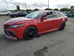 Salvage cars for sale from Copart Miami, FL: 2023 Toyota Camry XSE