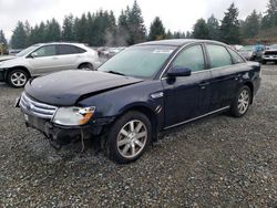 Salvage cars for sale from Copart Graham, WA: 2008 Ford Taurus SEL