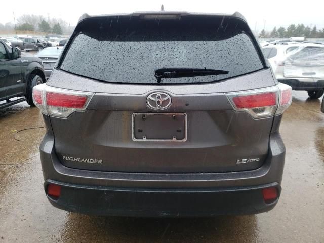 2014 Toyota Highlander LE