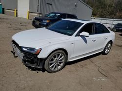 Salvage cars for sale at West Mifflin, PA auction: 2015 Audi A4 Premium Plus