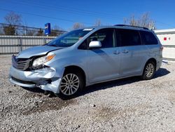 Salvage cars for sale from Copart Walton, KY: 2017 Toyota Sienna XLE