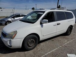 Salvage cars for sale from Copart Van Nuys, CA: 2011 KIA Sedona LX