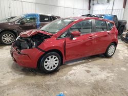 Salvage cars for sale at Franklin, WI auction: 2015 Nissan Versa Note S