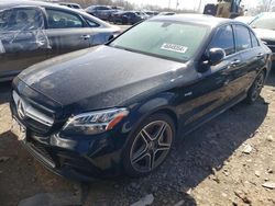 Mercedes-Benz C 43 AMG salvage cars for sale: 2019 Mercedes-Benz C 43 AMG