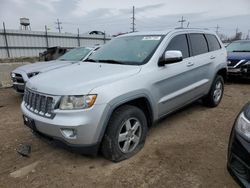 Salvage cars for sale at Dyer, IN auction: 2012 Jeep Grand Cherokee Laredo