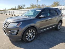 Flood-damaged cars for sale at auction: 2016 Ford Explorer Limited