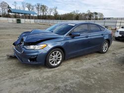 Salvage cars for sale at Spartanburg, SC auction: 2019 Ford Fusion SE