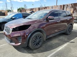 Salvage cars for sale from Copart Wilmington, CA: 2019 KIA Sorento L