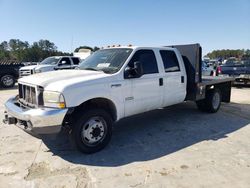 Salvage trucks for sale at Lumberton, NC auction: 2002 Ford F450 Super Duty