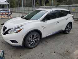 Salvage cars for sale at Savannah, GA auction: 2015 Nissan Murano S