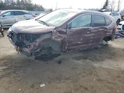 Salvage cars for sale from Copart Ontario Auction, ON: 2016 Honda CR-V Touring