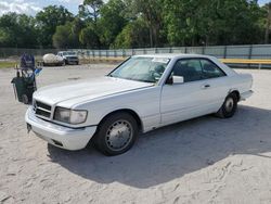 Salvage cars for sale from Copart Fort Pierce, FL: 1991 Mercedes-Benz 560 SEC