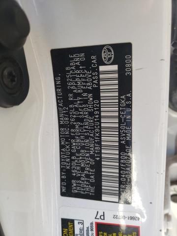 2012 Toyota Camry Base