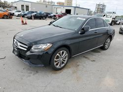 Salvage cars for sale from Copart New Orleans, LA: 2016 Mercedes-Benz C 300 4matic