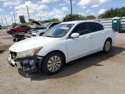 Honda Accord LX salvage cars for sale: 2009 Honda Accord LX