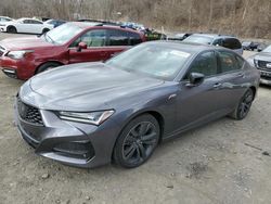 Acura TLX Tech A salvage cars for sale: 2021 Acura TLX Tech A
