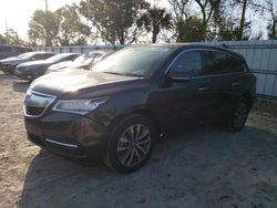 Salvage cars for sale at Riverview, FL auction: 2014 Acura MDX Technology