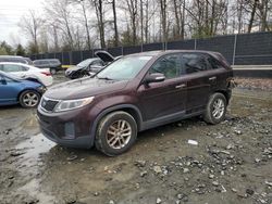 Salvage cars for sale from Copart Waldorf, MD: 2015 KIA Sorento LX