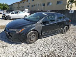 Salvage cars for sale from Copart Opa Locka, FL: 2021 Toyota Corolla LE