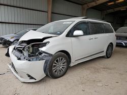 Salvage cars for sale at Houston, TX auction: 2018 Toyota Sienna XLE