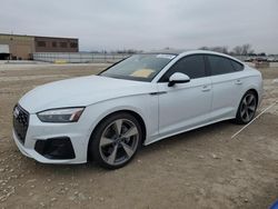 Salvage cars for sale from Copart Kansas City, KS: 2021 Audi A5 Prestige 45