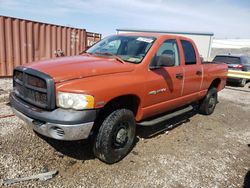 Salvage cars for sale from Copart Hueytown, AL: 2003 Dodge RAM 2500 ST