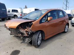 Honda salvage cars for sale: 2010 Honda FIT Sport