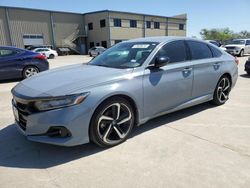 Salvage cars for sale from Copart Wilmer, TX: 2022 Honda Accord Sport