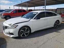 Salvage cars for sale from Copart Anthony, TX: 2022 Honda Accord Sport