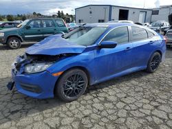 Salvage cars for sale at Vallejo, CA auction: 2017 Honda Civic LX