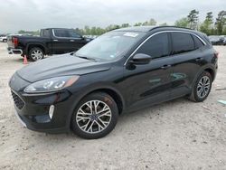 Salvage cars for sale at Houston, TX auction: 2020 Ford Escape SEL