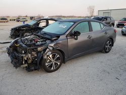 Salvage cars for sale from Copart Kansas City, KS: 2020 Nissan Sentra SV