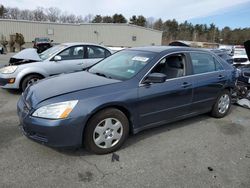 Salvage cars for sale at Exeter, RI auction: 2007 Honda Accord LX