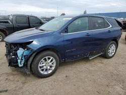 Salvage cars for sale at Woodhaven, MI auction: 2022 Chevrolet Equinox LT