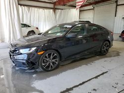 Salvage cars for sale from Copart Albany, NY: 2021 Honda Civic Sport
