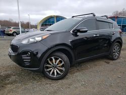 Salvage cars for sale at East Granby, CT auction: 2017 KIA Sportage EX