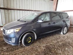 Salvage cars for sale from Copart Houston, TX: 2015 KIA Sedona LX