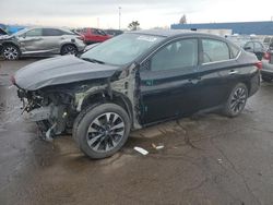 Salvage cars for sale at Woodhaven, MI auction: 2019 Nissan Sentra S