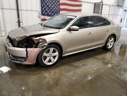 Volkswagen Passat salvage cars for sale: 2015 Volkswagen Passat SE