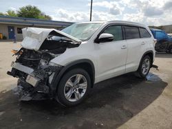 Salvage cars for sale from Copart Orlando, FL: 2016 Toyota Highlander Limited