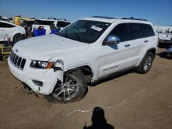 Salvage cars for sale at Brighton, CO auction: 2015 Jeep Grand Cherokee Limited