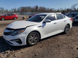 Salvage cars for sale at Chalfont, PA auction: 2019 KIA Optima LX