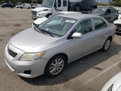 Salvage cars for sale from Copart Rancho Cucamonga, CA: 2009 Toyota Corolla Base
