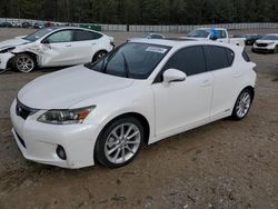 Salvage cars for sale from Copart Gainesville, GA: 2013 Lexus CT 200