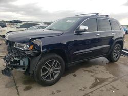 Salvage cars for sale from Copart Grand Prairie, TX: 2018 Jeep Grand Cherokee Limited